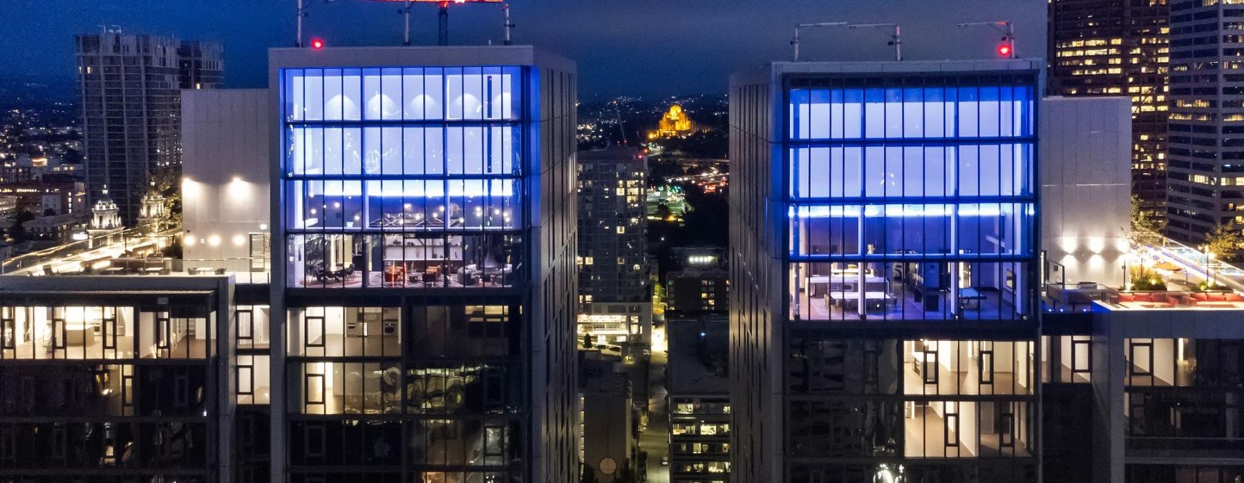 Find your perfect fit at Ovation a high angle view of a city